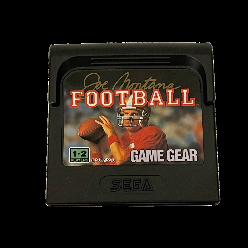 1991 Sega Game Gear Joe Montana Football Game Cartridge Not Tested